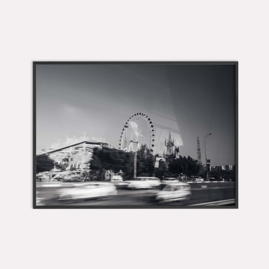 Ferris Wheel and Cars