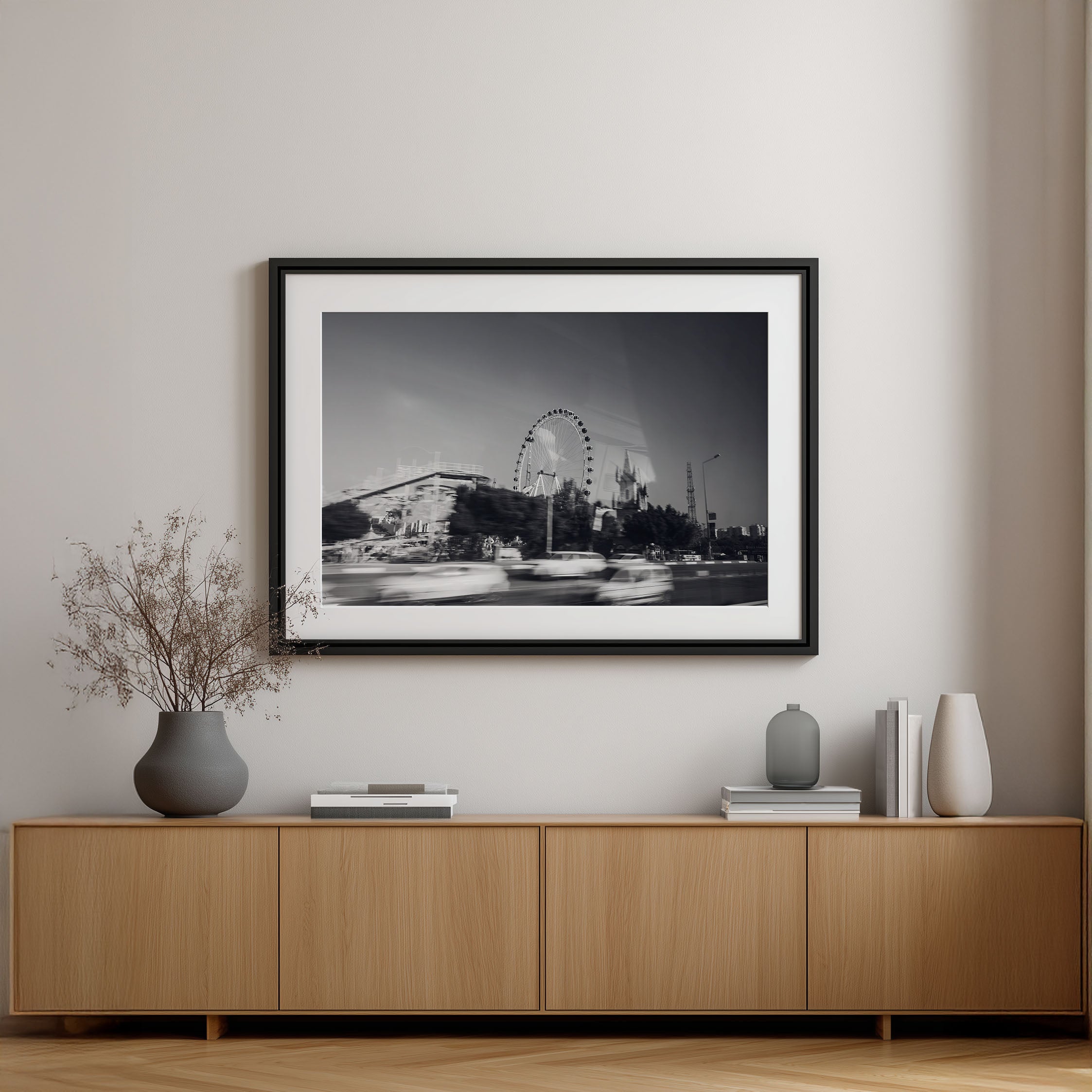 Ferris Wheel and Cars