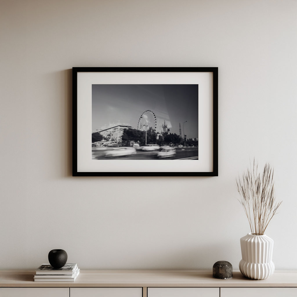 Ferris Wheel and Cars